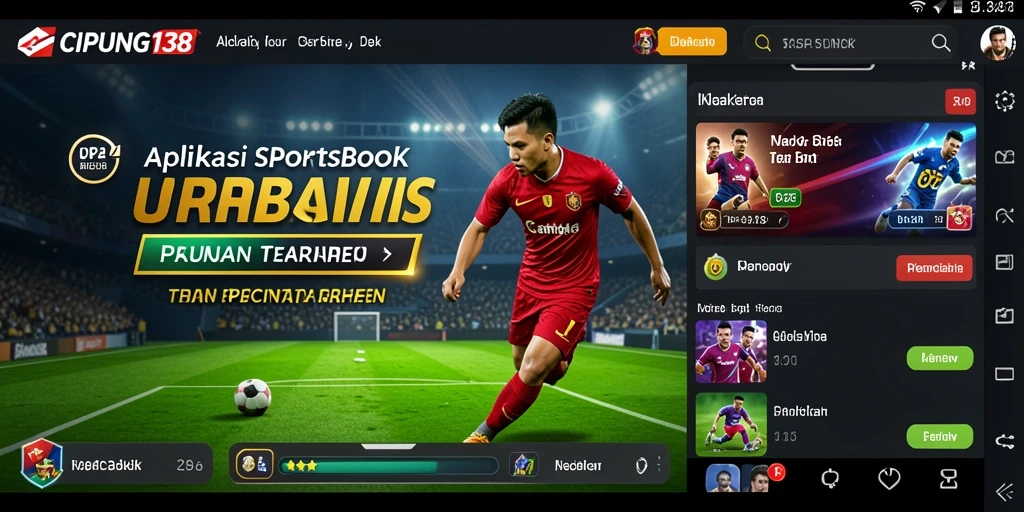 Tampilan gameplay Sportsbook di aplikasi CIPUNG138 yang menarik.