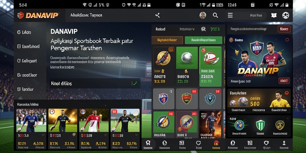 Tampilan menarik dari gameplay Sportsbook DANAVIP.