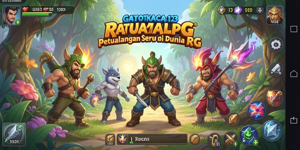 Tampilan gameplay yang seru di dunia <strong>GATOTKACA123</strong> dengan pertarungan epik.