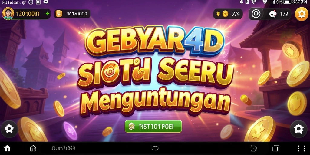 Tampilan menawan dari gameplay GEBYAR4D yang menarik dan penuh warna.
