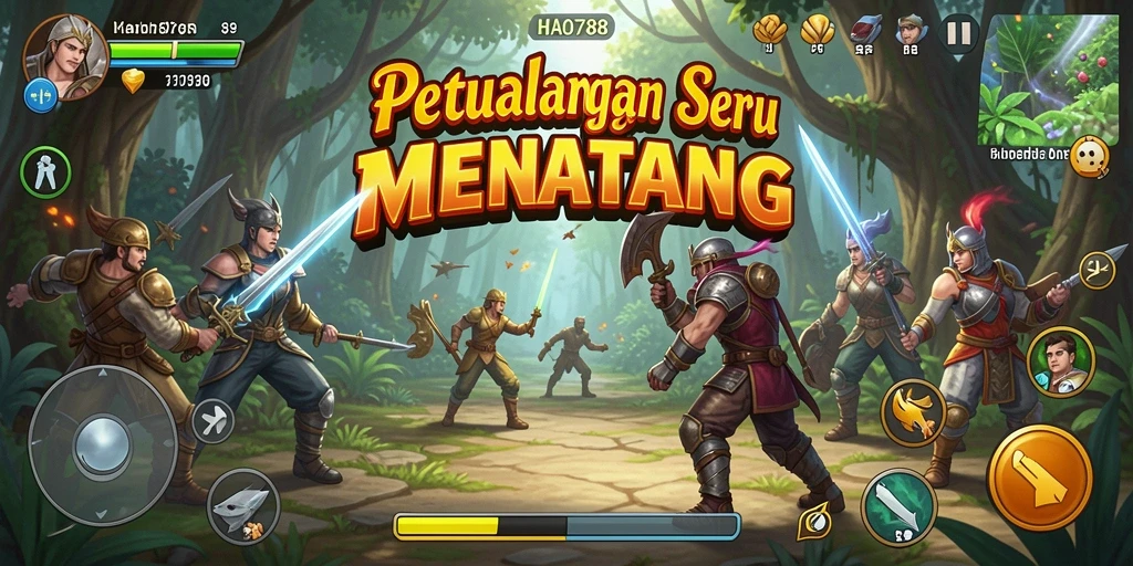 Screenshot utama HAO788 menampilkan momen seru dalam gameplay petualangan.