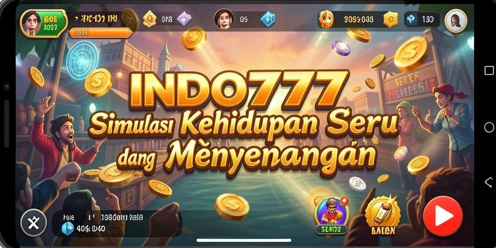 Tampilan menarik dari gameplay INDO777 yang menghadirkan simulasi kehidupan.
