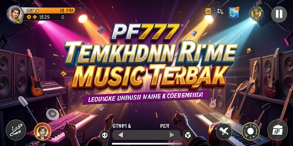 Tampilan gameplay PF777 yang memukau dengan alunan musik.