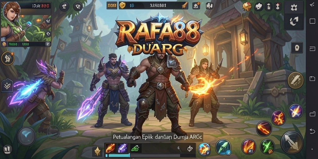 Tampilan gameplay seru dalam dunia ARPG penuh tantangan.